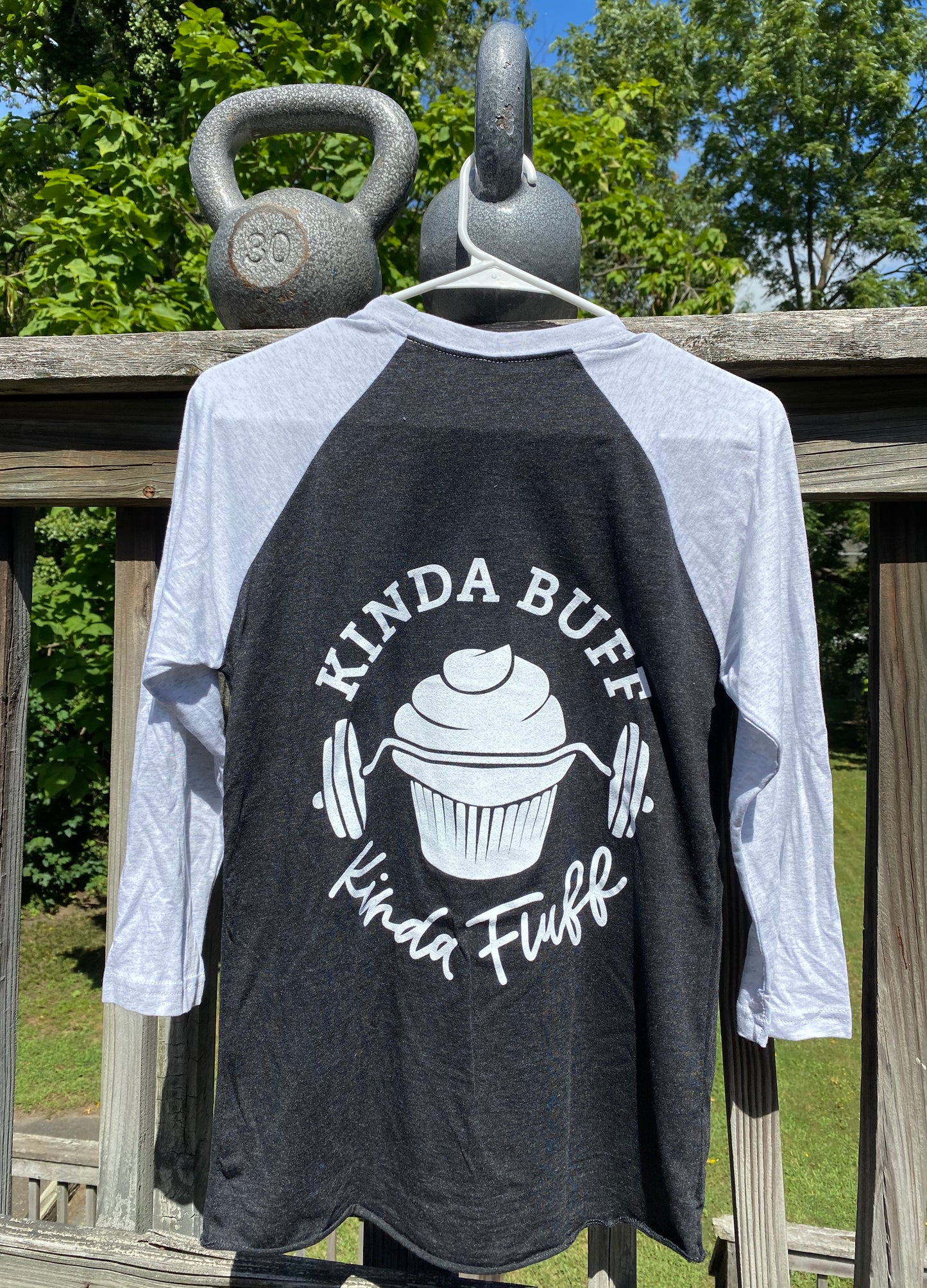 Kinda Buff Kinda Fluff Unisex “Raglan” Baseball Tees