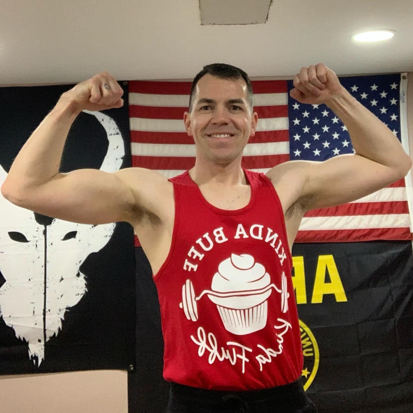 Kinda Buff Kinda Fluff Next Level Men’s Tank