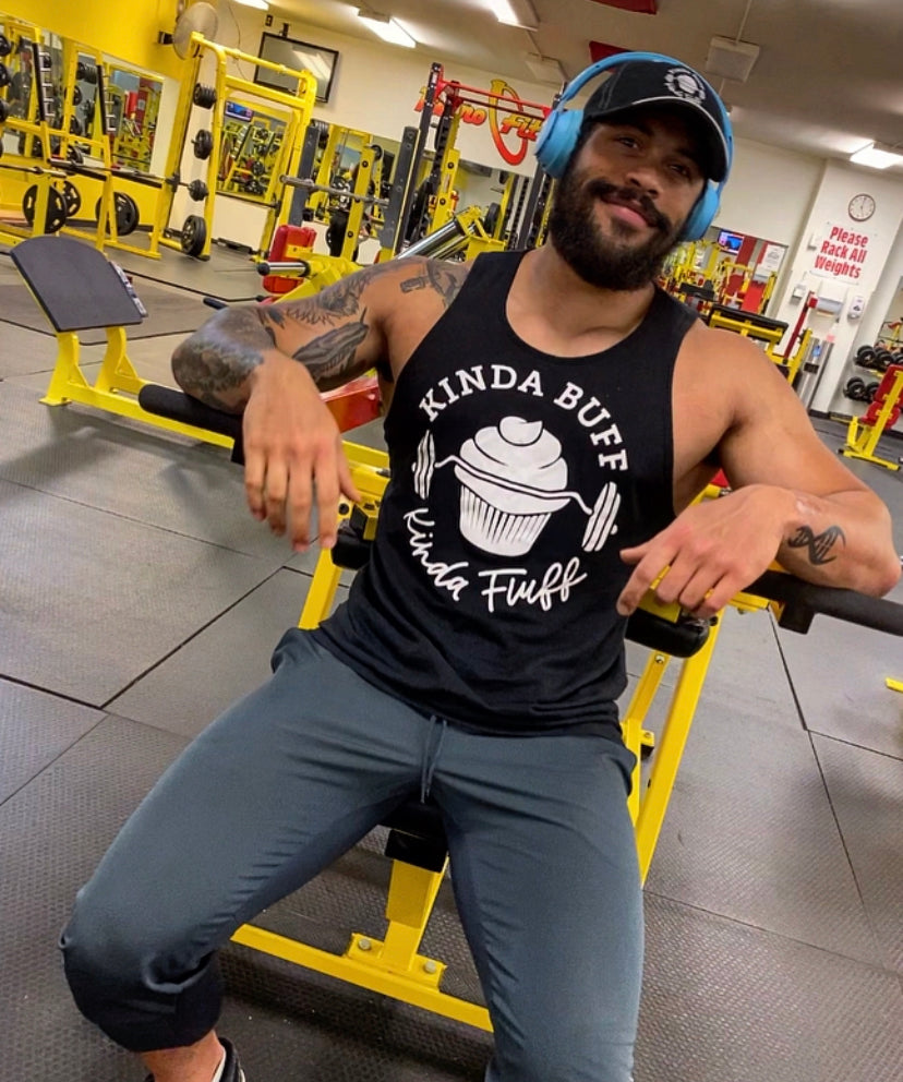 Kinda Buff Kinda Fluff Next Level Men’s Tank