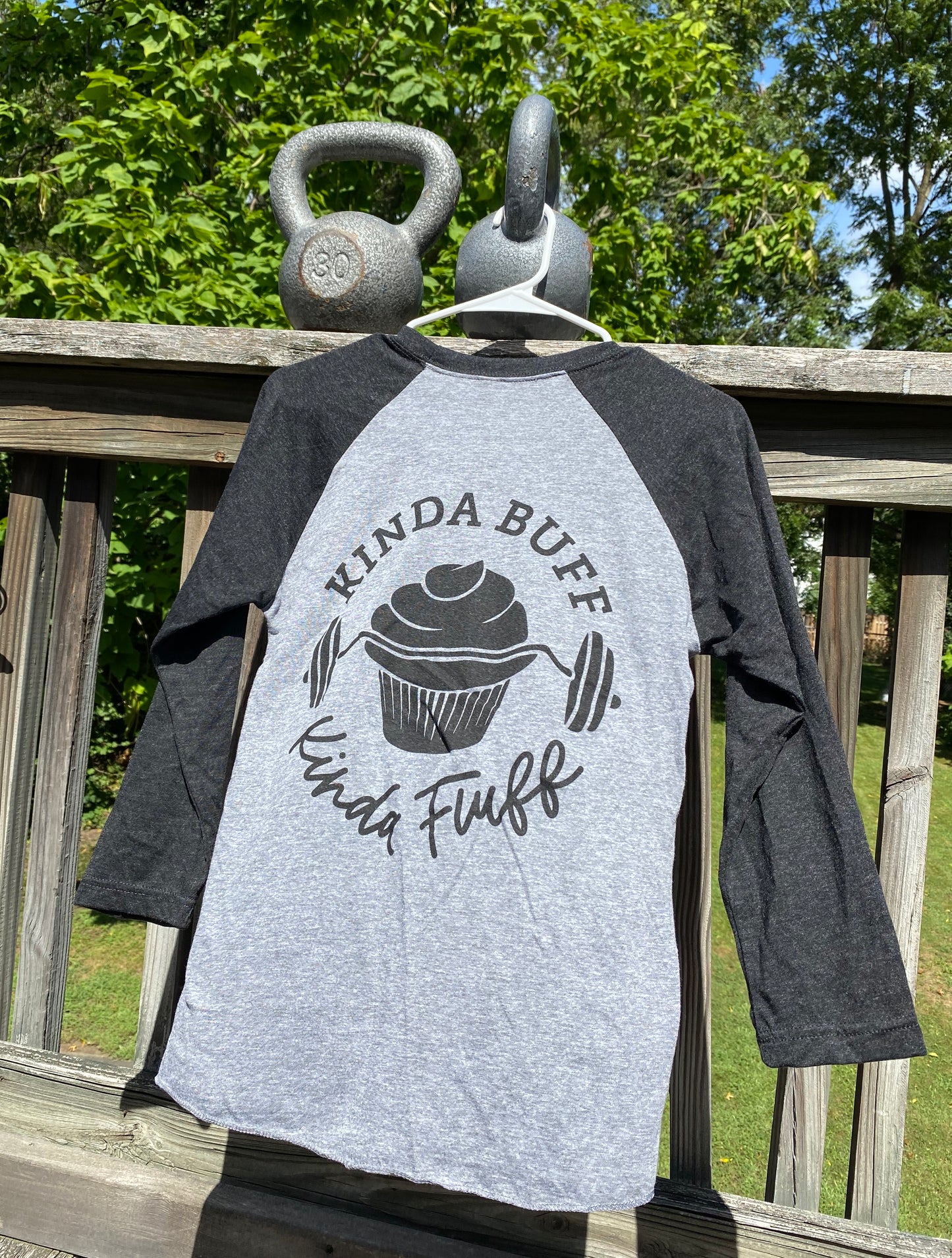 Kinda Buff Kinda Fluff Unisex “Raglan” Baseball Tees