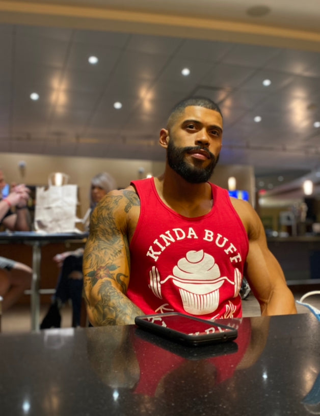 Kinda Buff Kinda Fluff Next Level Men’s Tank