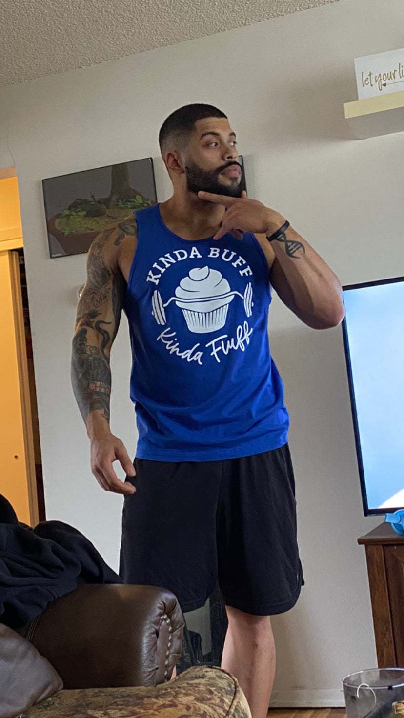 Kinda Buff Kinda Fluff Next Level Men’s Tank